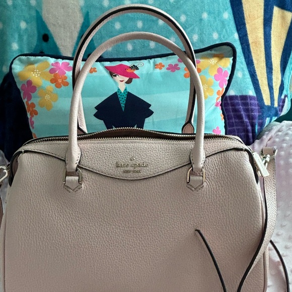 Kate Spade Large Satchel Rose Smoke - Picture 7 of 9